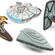 Illustration for article titled Recreate Epic Space Battles in Bed With These Plush iStar Wars/i Ships